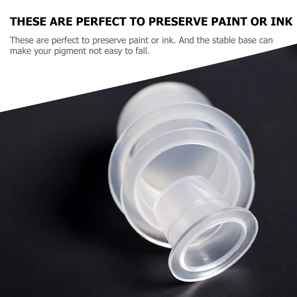 600pcs Tattoo Cups Base Small Storage Pigment Plastic Pigment Cups Containers for Professional Easy Clean Plastic
600pcs Tattoo Cups Base Small Storage Pigment Plastic Pigment Cups Containers for Professional Easy Clean Plastic