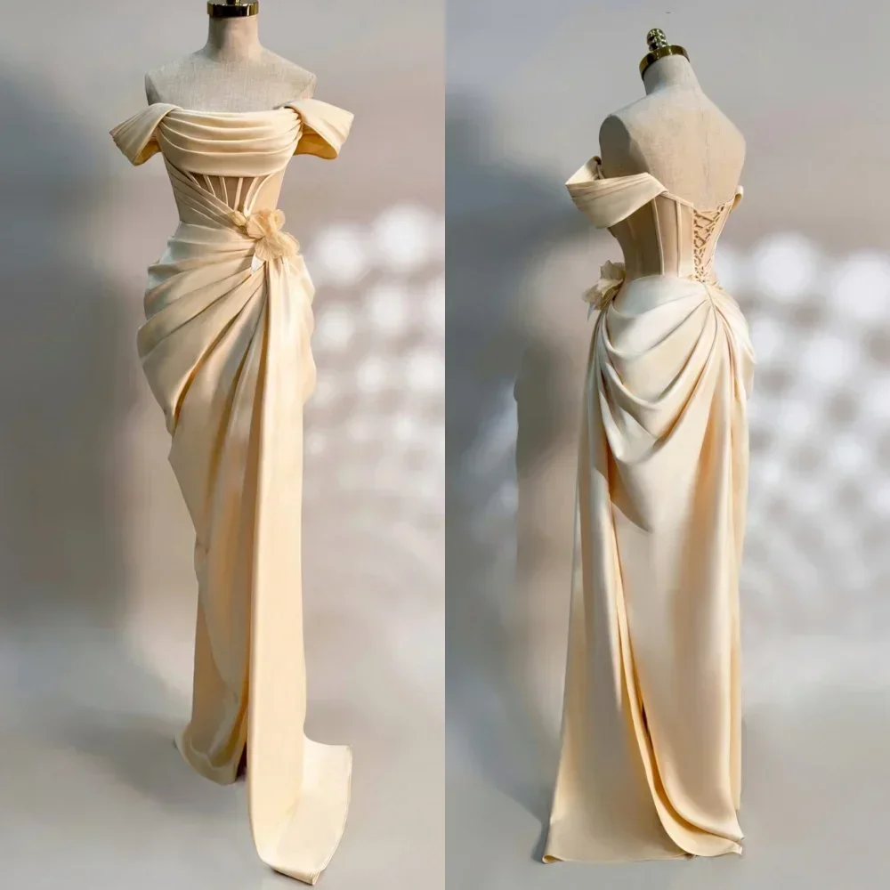 Customized Chinese Style Jersey Pleat Sheath Off-the-shoulder Midi Dresses Evening Dresses Classic Exquisite Modern Style Pastro
Customized Chinese Style Jersey Pleat Sheath Off-the-shoulder Midi Dresses Evening Dresses Classic Exquisite Modern Style Pastro