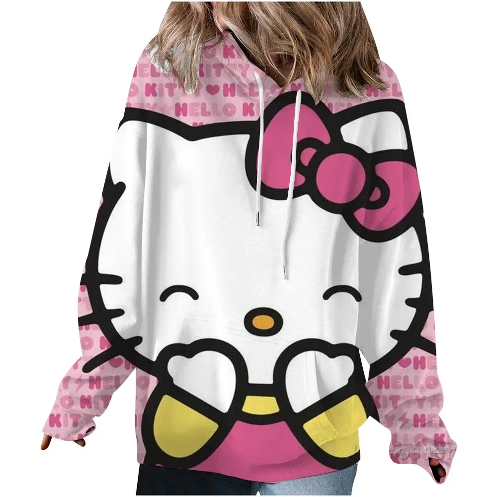 2025 г., женская осенне-зимняя толстовка с принтом «Hello Kitty» на Хэллоуин, женская толстовка с тыквой, женский топ, женский топ
2025 г., женская осенне-зимняя толстовка с принтом «Hello Kitty» на Хэллоуин, женская толстовка с тыквой, женский топ, женский топ