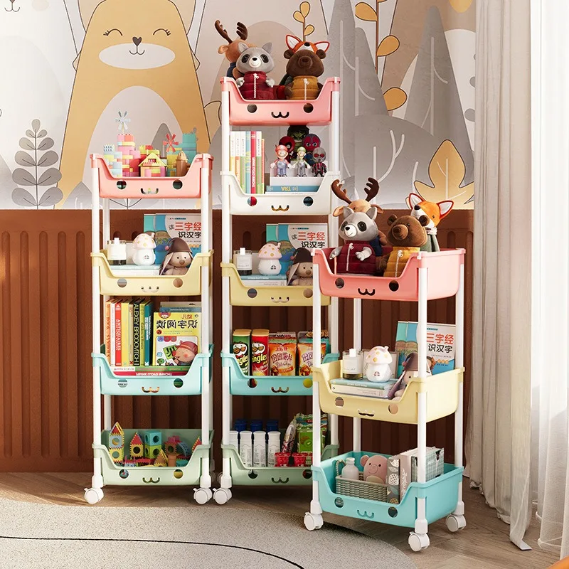 Toy Storage Trolley Kitchen Storage Snack Rack for Children Storage Organizer Bathroom Accessories Closet Organizer Cute Shelf
Toy Storage Trolley Kitchen Storage Snack Rack for Children Storage Organizer Bathroom Accessories Closet Organizer Cute Shelf