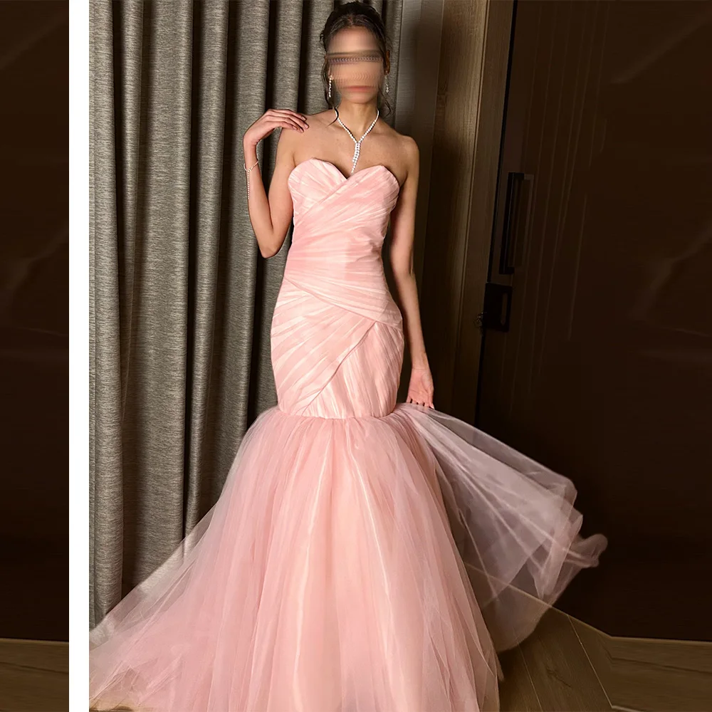 Customized Sweetheart Mermaid Sweep Train Evening Dress Modern Pink Sleeveless Party Dresses Sweep Train Homecoming Dress
Customized Sweetheart Mermaid Sweep Train Evening Dress Modern Pink Sleeveless Party Dresses Sweep Train Homecoming Dress