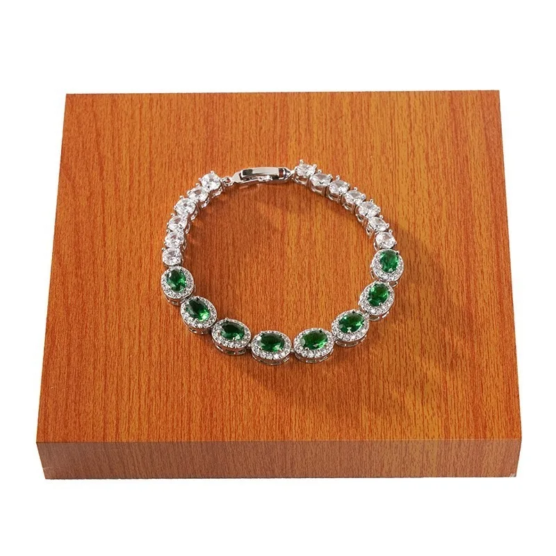 Silver Chain Flash Zircon Crystal Bracelet Bracelet Personalized Light Luxury Niche Exquisite High-end New Jewelry
Silver Chain Flash Zircon Crystal Bracelet Bracelet Personalized Light Luxury Niche Exquisite High-end New Jewelry