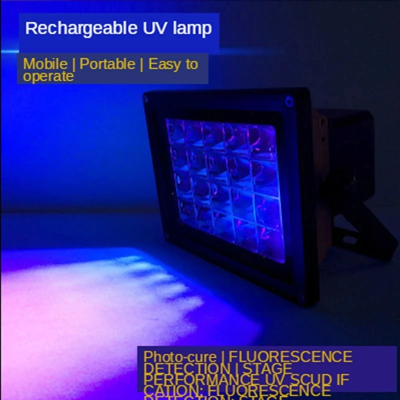 Nice 200W Charging Version UV Curing Lamp 395nm 365nm 405nm Shadowless Glue Resin Curing Lamp Fluorescent Detection Adventure
Nice 200W Charging Version UV Curing Lamp 395nm 365nm 405nm Shadowless Glue Resin Curing Lamp Fluorescent Detection Adventure