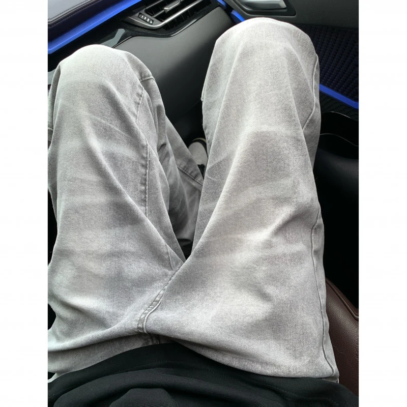 Light Grey Gradient Dyed Men's Jeans Flared Straight Tube Pants Youthful Trendy mid Waist Long Jeans Casual Straight Fit
Light Grey Gradient Dyed Men's Jeans Flared Straight Tube Pants Youthful Trendy mid Waist Long Jeans Casual Straight Fit