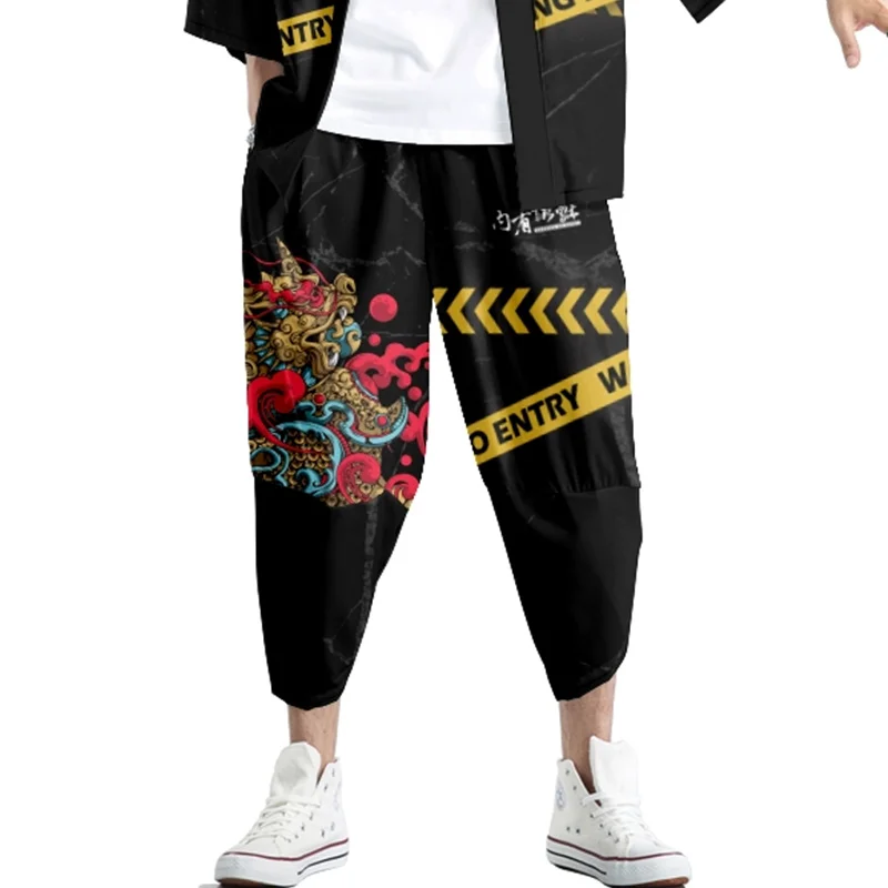 Japanese Style Harajuku Men Trousers Sakura Samurai Costume Loose Fashion Women Traditional Bloom Pants Haori Kimono Pants
Japanese Style Harajuku Men Trousers Sakura Samurai Costume Loose Fashion Women Traditional Bloom Pants Haori Kimono Pants