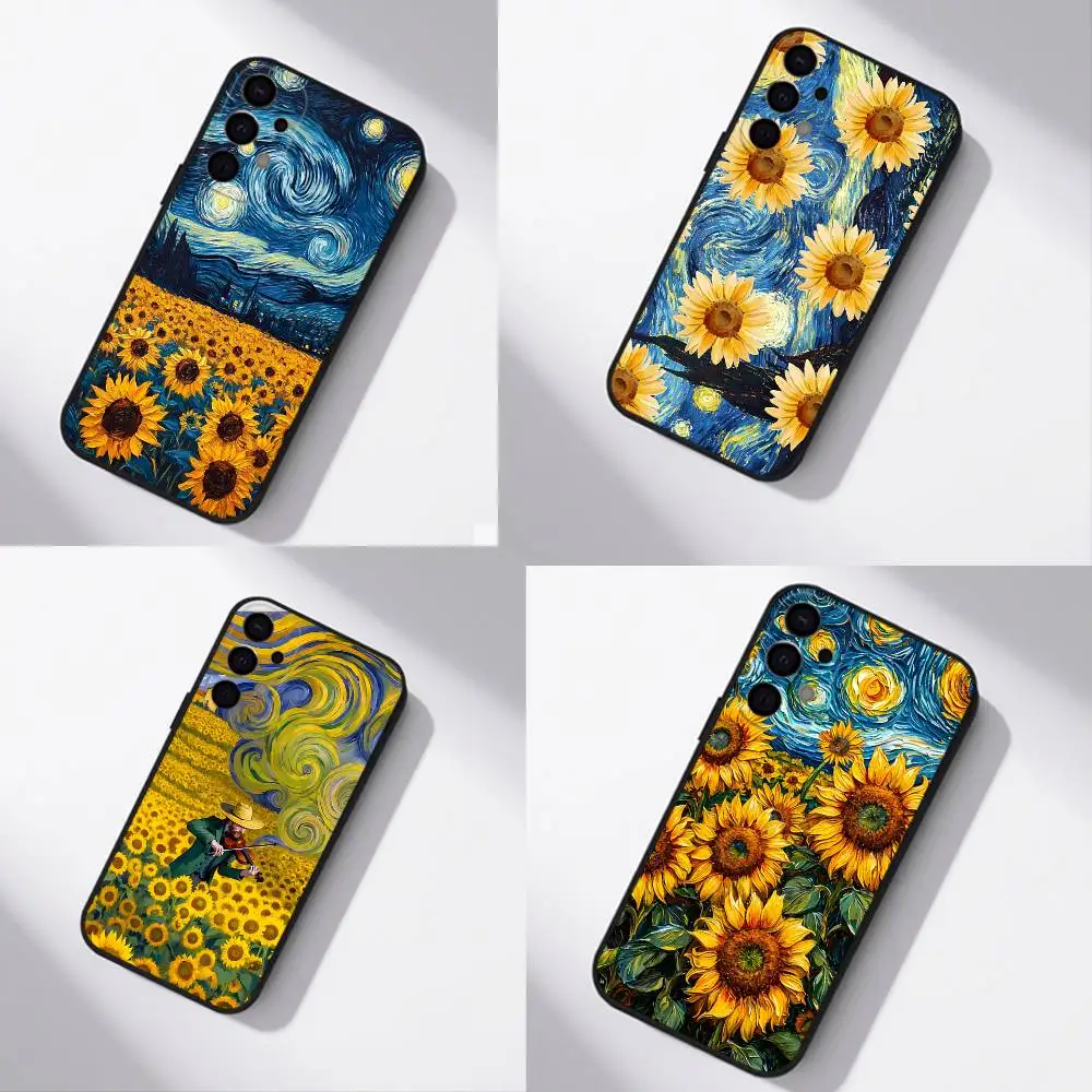 Van Gogh Starry Sunflowers Phone Case For Samsung S26,S25,S24,21,22,23,30,Ultra,20,Plus,Note,10,9,Black soft silicone case
Van Gogh Starry Sunflowers Phone Case For Samsung S26,S25,S24,21,22,23,30,Ultra,20,Plus,Note,10,9,Black soft silicone case