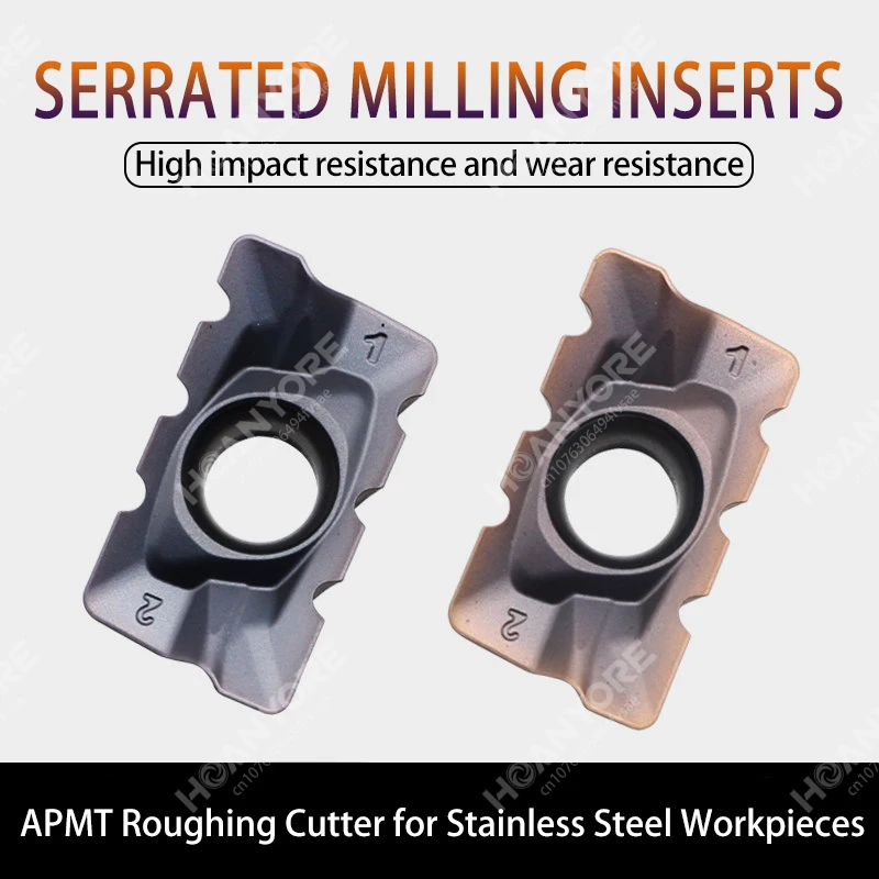 APMT1604PDER Corn Milling Cutter: Serrated Grooved Steel Parts, Stainless Steel Castings, Rough Milling, Turning Cutter Inserts
APMT1604PDER Corn Milling Cutter: Serrated Grooved Steel Parts, Stainless Steel Castings, Rough Milling, Turning Cutter Inserts