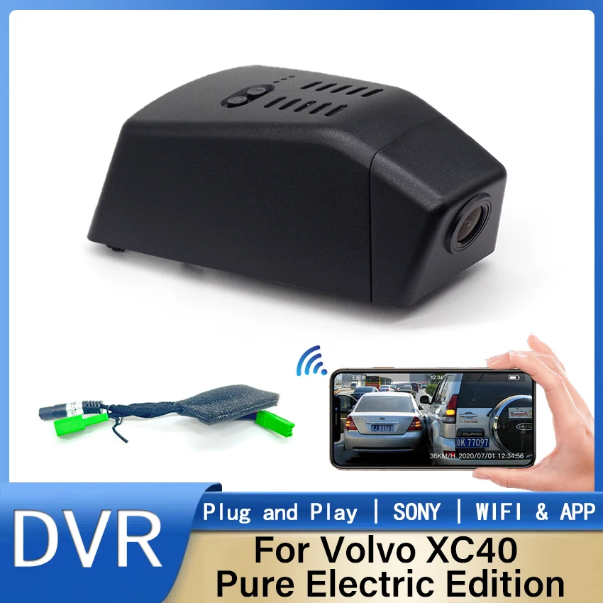 New! Plug and play Dash Cam For Volvo XC40 Pure Electric Edition 2021-2025 Car DVR Wifi 4K DashCam Camera Video Recorder
New! Plug and play Dash Cam For Volvo XC40 Pure Electric Edition 2021-2025 Car DVR Wifi 4K DashCam Camera Video Recorder