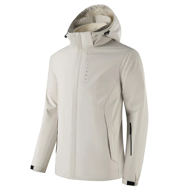 Мужской комплект водостойкой ветровки, дышащее пальто 3-в-1 с плюшевой подкладкой для осенне-зимних прогулок и вождения
Мужской комплект водостойкой ветровки, дышащее пальто 3-в-1 с плюшевой подкладкой для осенне-зимних прогулок и вождения