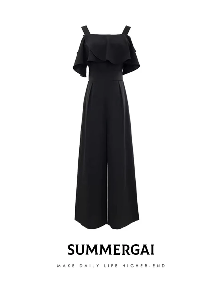 Casual Suit Loose One-Piece Pants Beach Vaion Women's Spring New Straight Leg Wide Leg Pants Long Casual Pants
Casual Suit Loose One-Piece Pants Beach Vaion Women's Spring New Straight Leg Wide Leg Pants Long Casual Pants