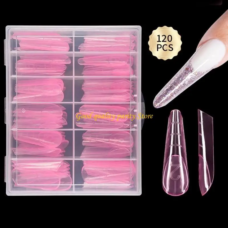 M4YA 120 Pcs Duals Forms 12 Sizes Extension Poly Gels Full Cover Molds with Scale for Manicure Art Desins
M4YA 120 Pcs Duals Forms 12 Sizes Extension Poly Gels Full Cover Molds with Scale for Manicure Art Desins