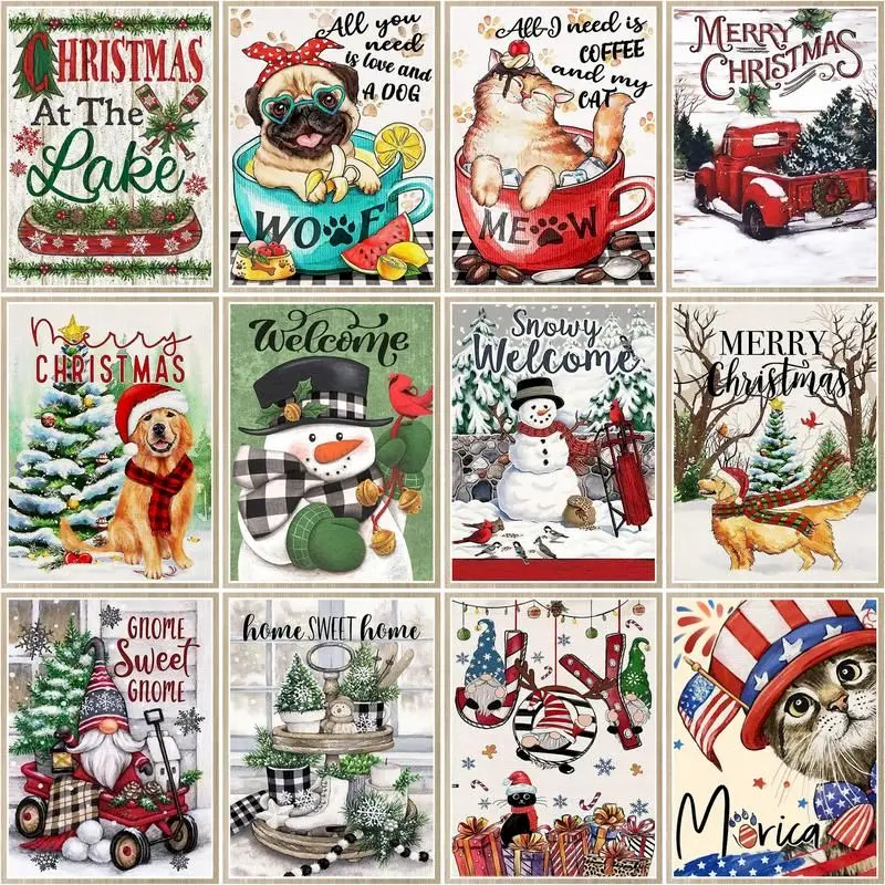 CHENISTORY Diy Pictures By Number Kits Christmas Poster HandPainted Paintings Drawing On Canvas Painting By Numbers Home Decor
CHENISTORY Diy Pictures By Number Kits Christmas Poster HandPainted Paintings Drawing On Canvas Painting By Numbers Home Decor