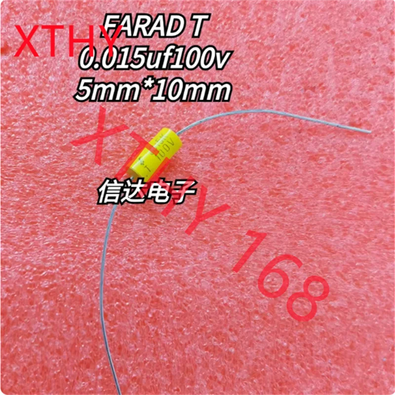 Аксиальный конденсатор FARAD T 15нФ 100В 0.015мкФ 100В 153/100В 5мм * 10мм
Аксиальный конденсатор FARAD T 15нФ 100В 0.015мкФ 100В 153/100В 5мм * 10мм