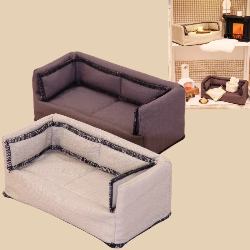 BJD Dollhouse Sofa Modern Minimalist Miniature Simulation Furniture 1/12 Wooden Sofa Suitable For Dollhouse Living Room Decor
BJD Dollhouse Sofa Modern Minimalist Miniature Simulation Furniture 1/12 Wooden Sofa Suitable For Dollhouse Living Room Decor
