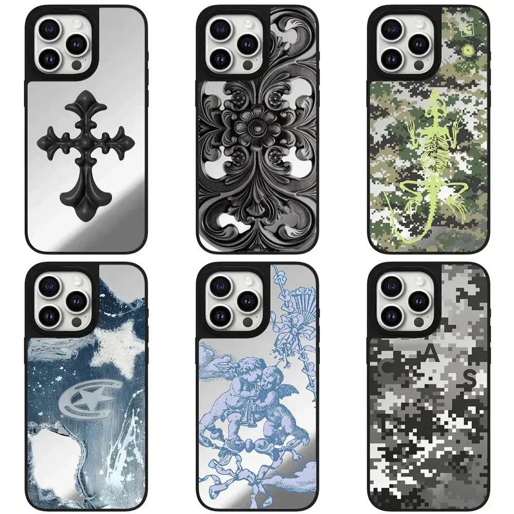 Creative Camouflage Fashion Mirror Magnetic Phone Case Cover for IPhone 11 12 13 14 15 16 Pro Max Case for 16 Pro Max
Creative Camouflage Fashion Mirror Magnetic Phone Case Cover for IPhone 11 12 13 14 15 16 Pro Max Case for 16 Pro Max