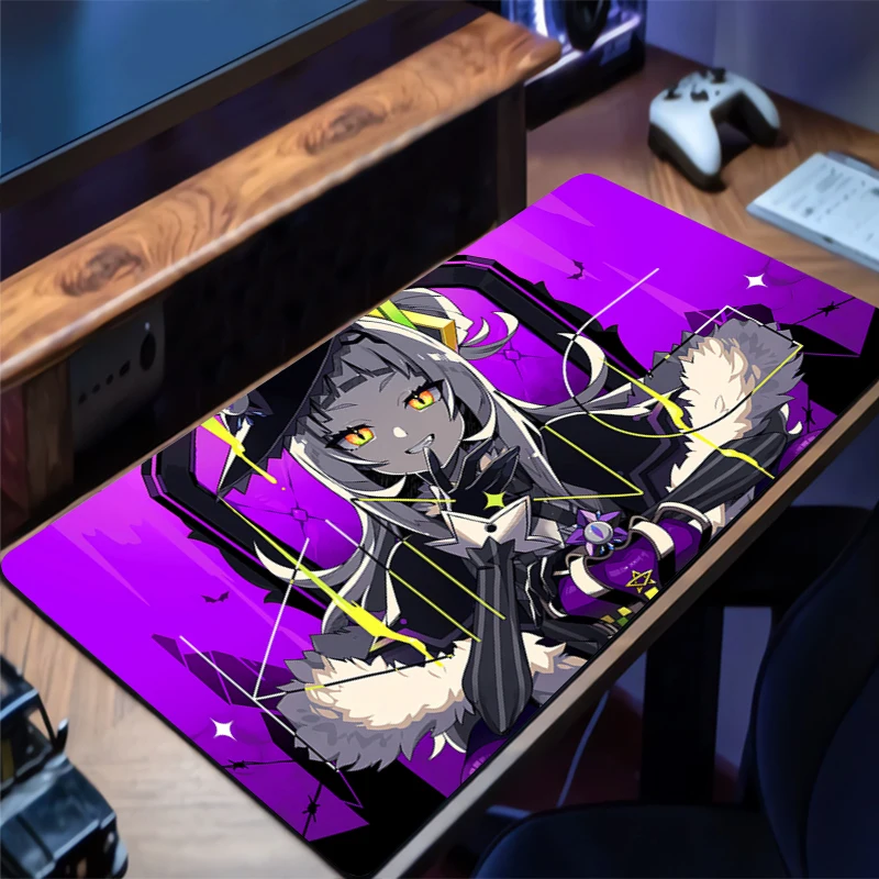 Mouse pad Large Hololive Murasaki Shion rubber keyboard mouse carpet anti-slip gamer mouse pad laptop coaster PC carpet Mousepad
Mouse pad Large Hololive Murasaki Shion rubber keyboard mouse carpet anti-slip gamer mouse pad laptop coaster PC carpet Mousepad