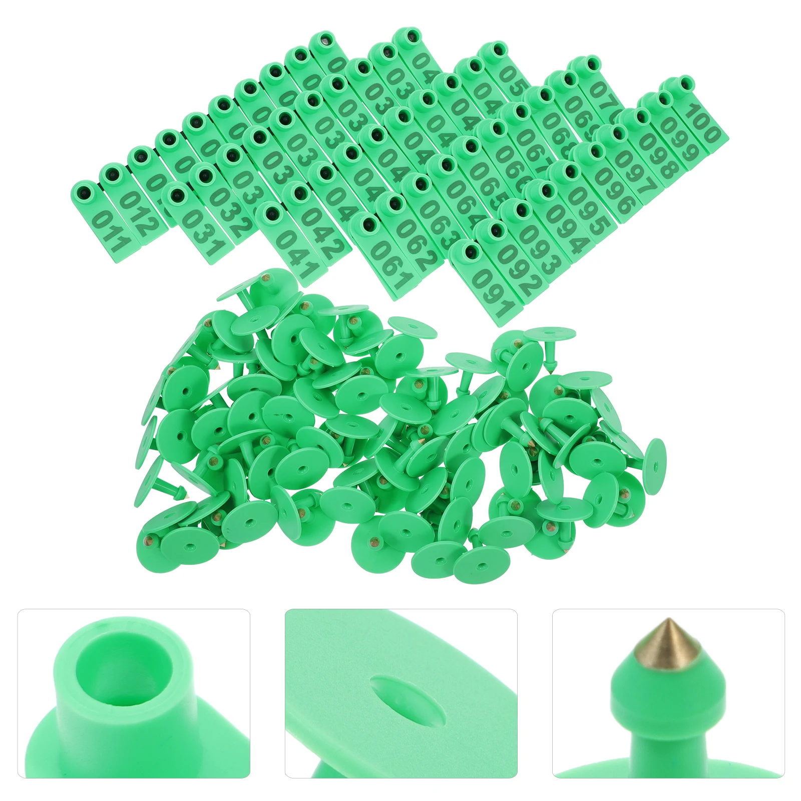 Customizable Durable Plastic Ear Tags for Livestock Identification Sheep Cattle Cow Animal ID Tag Sturdy Weather Resistant
Customizable Durable Plastic Ear Tags for Livestock Identification Sheep Cattle Cow Animal ID Tag Sturdy Weather Resistant