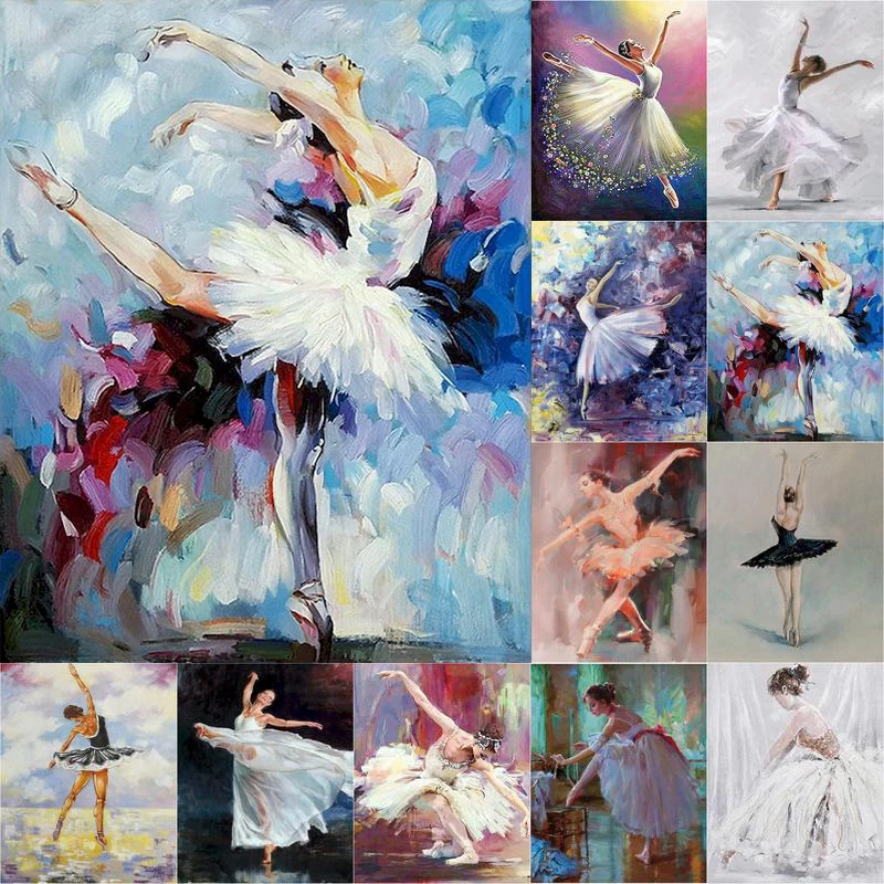 GATYZTORY Full Square Diamond Painting Dancer Cross Stitch 5D Diamond Embroidery Rhinestones Portrait Handicraft New Arrival
GATYZTORY Full Square Diamond Painting Dancer Cross Stitch 5D Diamond Embroidery Rhinestones Portrait Handicraft New Arrival