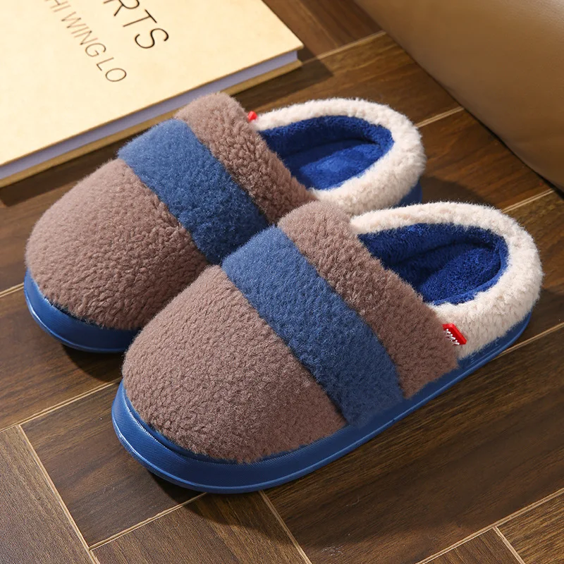 Cotton Slippers Men Lying-in Warm Anti Slip Autumn Winter Indoor Home Thick Flat Bottomed Plush Male Couple Fallow Slippers
Cotton Slippers Men Lying-in Warm Anti Slip Autumn Winter Indoor Home Thick Flat Bottomed Plush Male Couple Fallow Slippers