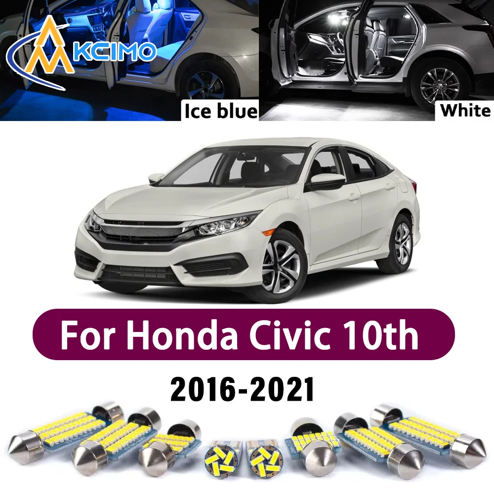 Error Free LED Interior Light Kit for Honda Civic 10th MK10 2016-2021 Premium Bright Dome Trunk Mirror Reading Lamps Canbus
Error Free LED Interior Light Kit for Honda Civic 10th MK10 2016-2021 Premium Bright Dome Trunk Mirror Reading Lamps Canbus