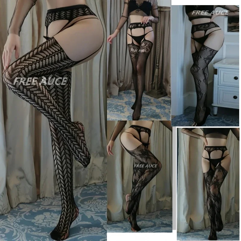 Plus Size Woman Sexy Garter Belt Pantyhose Fishnets Suspender Tights Women Lace Stockings FREEAUCE
Plus Size Woman Sexy Garter Belt Pantyhose Fishnets Suspender Tights Women Lace Stockings FREEAUCE