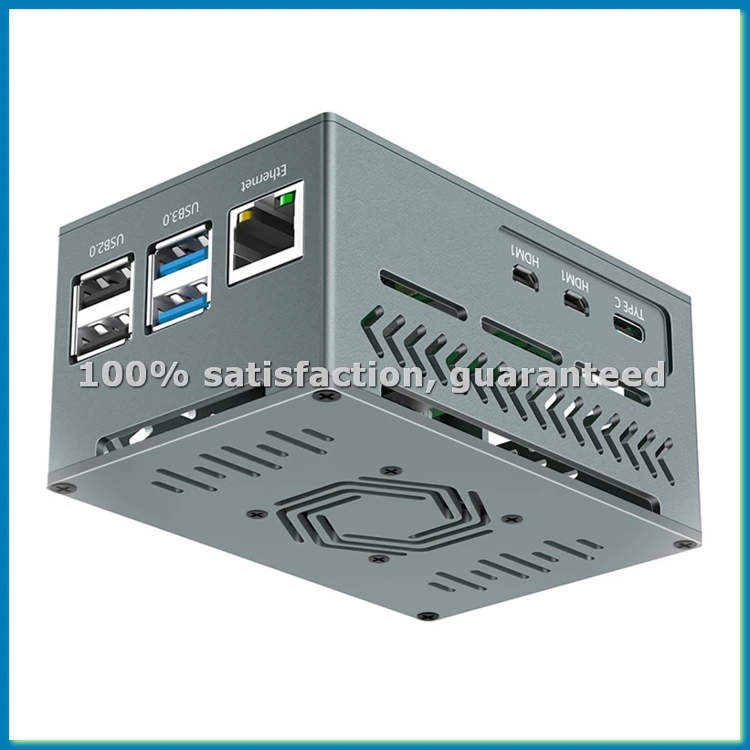 Aluminum Case for 5, with 4010 PWM Fan and Copper Heatsinks , Support X1000/X1001/X1003/N04/N05-BCBW
Aluminum Case for 5, with 4010 PWM Fan and Copper Heatsinks , Support X1000/X1001/X1003/N04/N05-BCBW