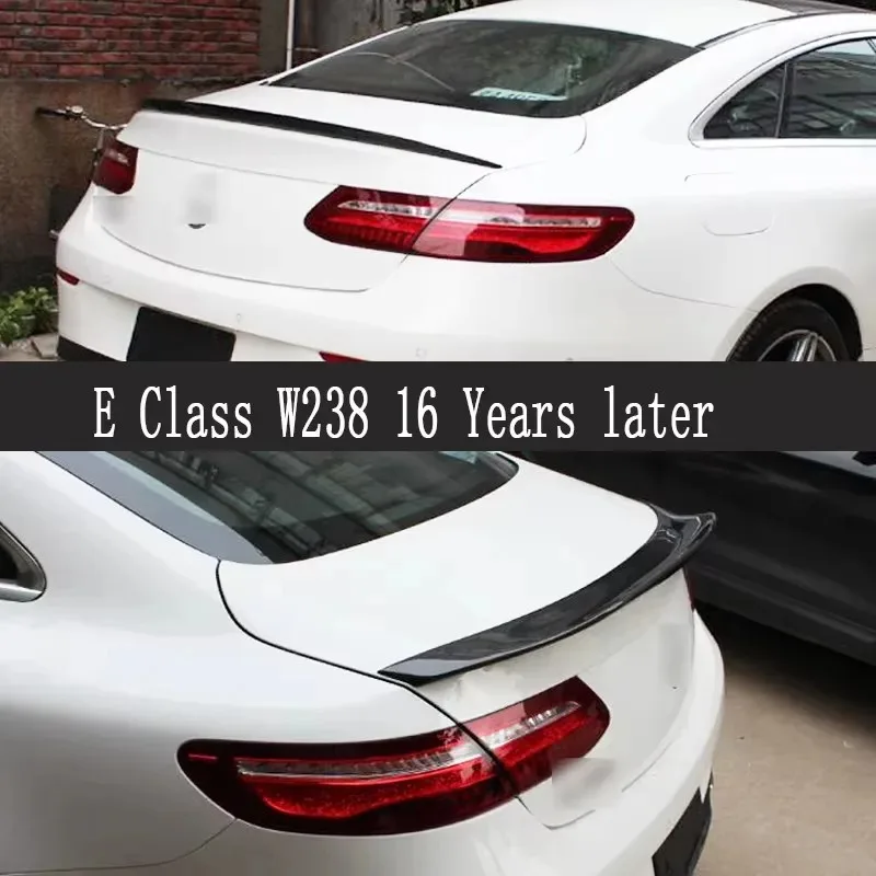 For Mercedes Benz E Class W238 E300 E350 Carbon Fiber Spoiler Shunt Rear Tail fins Duckbill Car Wing Retrofit the rear wing 
For Mercedes Benz E Class W238 E300 E350 Carbon Fiber Spoiler Shunt Rear Tail fins Duckbill Car Wing Retrofit the rear wing