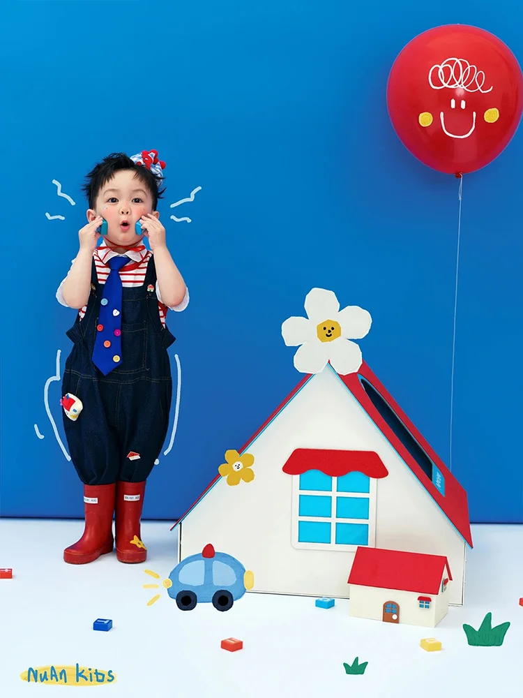 Cute Kids Birthday Photography Outfit 2-4y Toddler Full Set Photo Prop Clothes with Red Rain Boots Children Studio Shoot Costume
Cute Kids Birthday Photography Outfit 2-4y Toddler Full Set Photo Prop Clothes with Red Rain Boots Children Studio Shoot Costume