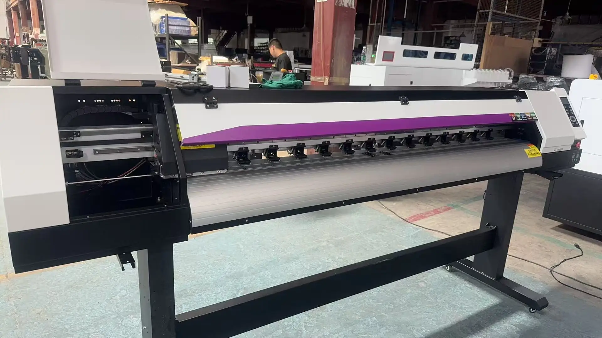 Roll to Roll Printer Sublimation Eco-solvent 1.8m with single xp600 i1600 i3200 head for Commercial Use Inkjet Printers
Roll to Roll Printer Sublimation Eco-solvent 1.8m with single xp600 i1600 i3200 head for Commercial Use Inkjet Printers
