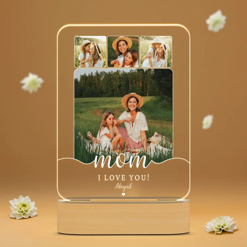 Personalized Gifts for Boyfriends Mother Custom Photo Frames Acrylic Plaque Family Photo Night Light Mother's Day Ideal Gift
Personalized Gifts for Boyfriends Mother Custom Photo Frames Acrylic Plaque Family Photo Night Light Mother's Day Ideal Gift