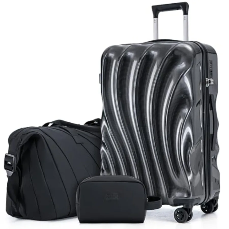 Carry On Luggage 22x14x9 Airline ApprovedABS+PC Hardside Luggage with Spinner Wheels 20 Inch Carry-on Luggage with Phone Holder
Carry On Luggage 22x14x9 Airline ApprovedABS+PC Hardside Luggage with Spinner Wheels 20 Inch Carry-on Luggage with Phone Holder