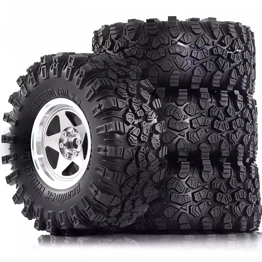 2.2 RC Crawler Tires and Metal Beadlock Wheels 4PCS for 1/10 1/8 RC Crawler Car SCX10 I II III Pro TRX4 TRX6 Gen7/8 D90
2.2 RC Crawler Tires and Metal Beadlock Wheels 4PCS for 1/10 1/8 RC Crawler Car SCX10 I II III Pro TRX4 TRX6 Gen7/8 D90