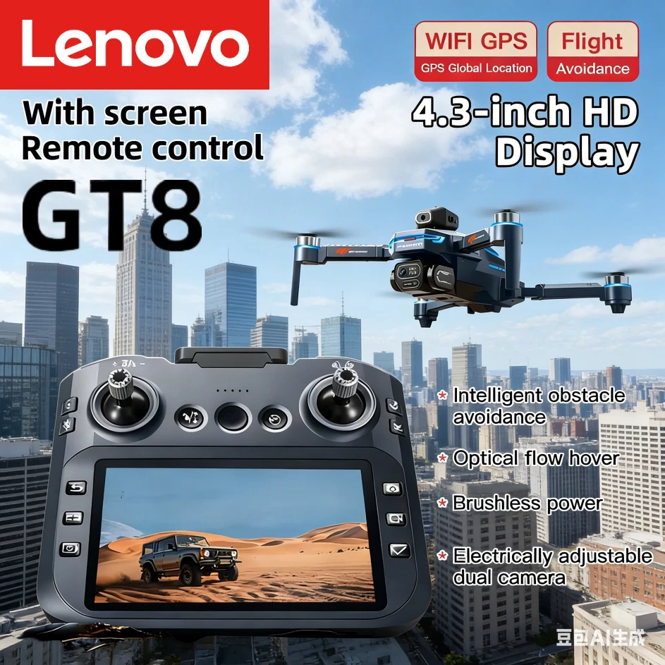 Дрон Lenovo GT8 8K профессиональный с двойной камерой, GPS, FPV, бесщеточным двигателем, оптическим позиционированием, складной квадрокоптер 4K, радиоуправляемая игрушка
Дрон Lenovo GT8 8K профессиональный с двойной камерой, GPS, FPV, бесщеточным двигателем, оптическим позиционированием, складной квадрокоптер 4K, радиоуправляемая игрушка