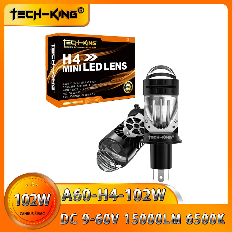 A60 H4 LED headlight Mini Projector Car Canbus Led Lens H4 kit Bulb 6000K 100W High Power Headlamp Fog Lights Motorcycle Led
A60 H4 LED headlight Mini Projector Car Canbus Led Lens H4 kit Bulb 6000K 100W High Power Headlamp Fog Lights Motorcycle Led