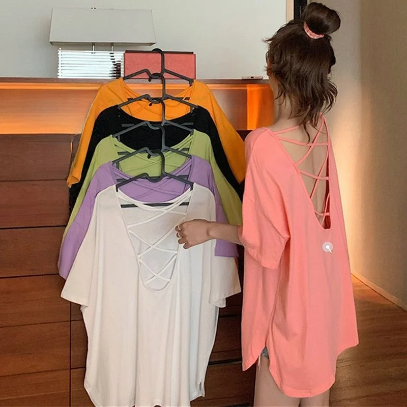 Женская футболка большого размера Bal ort S Cross Pure Color round Ne Super ort Length Summer Faion Casual Top
Женская футболка большого размера Bal ort S Cross Pure Color round Ne Super ort Length Summer Faion Casual Top