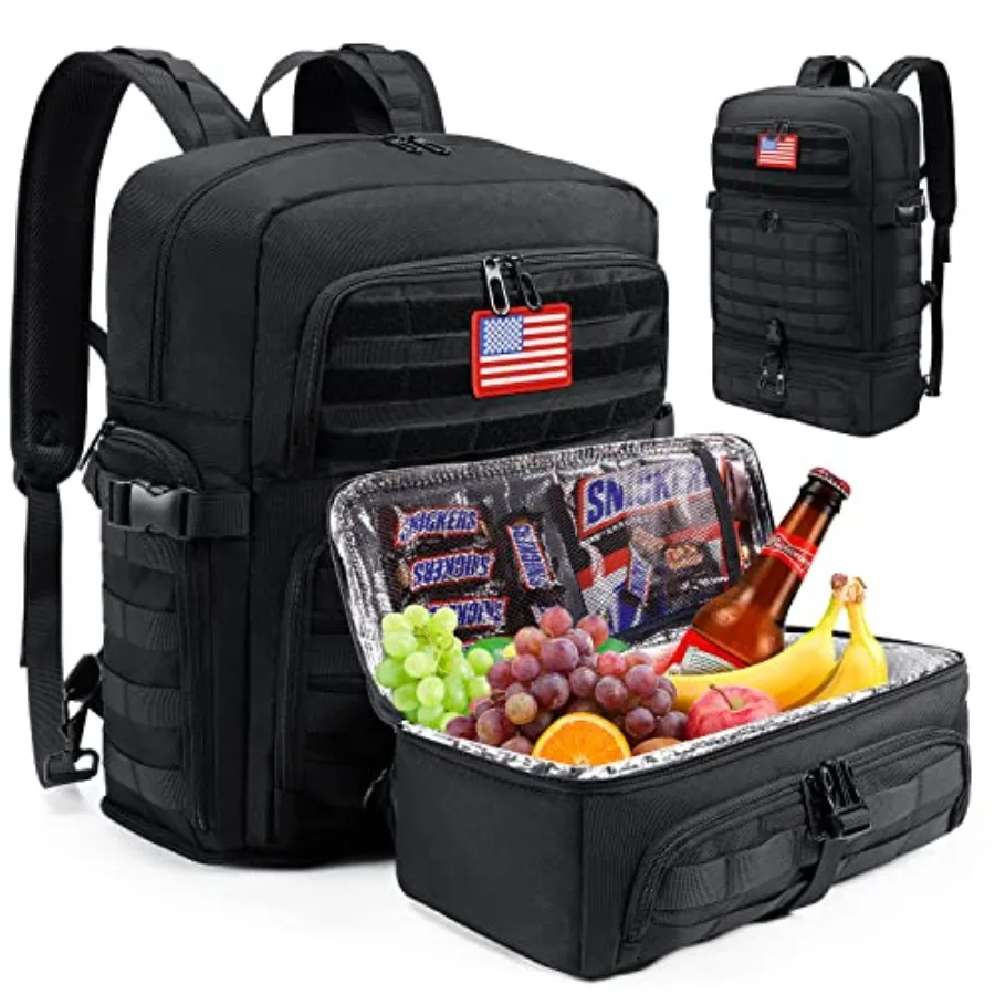 Lunch Backpack for Men, 17 inch Laptop Backpack for Work Travel Camping Tactical Molle Daypack
Lunch Backpack for Men, 17 inch Laptop Backpack for Work Travel Camping Tactical Molle Daypack