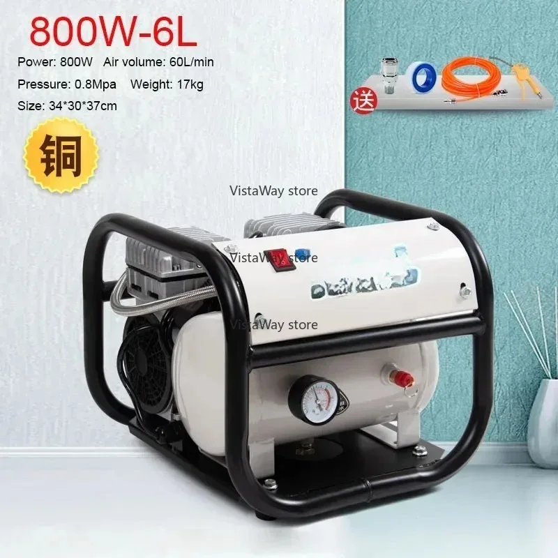 Upgrade Air Pump Air Compressor Woodworking 40L/min 550w/600W/800w Oil-free Silent Decoration High-power Paint Air Compressor
Upgrade Air Pump Air Compressor Woodworking 40L/min 550w/600W/800w Oil-free Silent Decoration High-power Paint Air Compressor