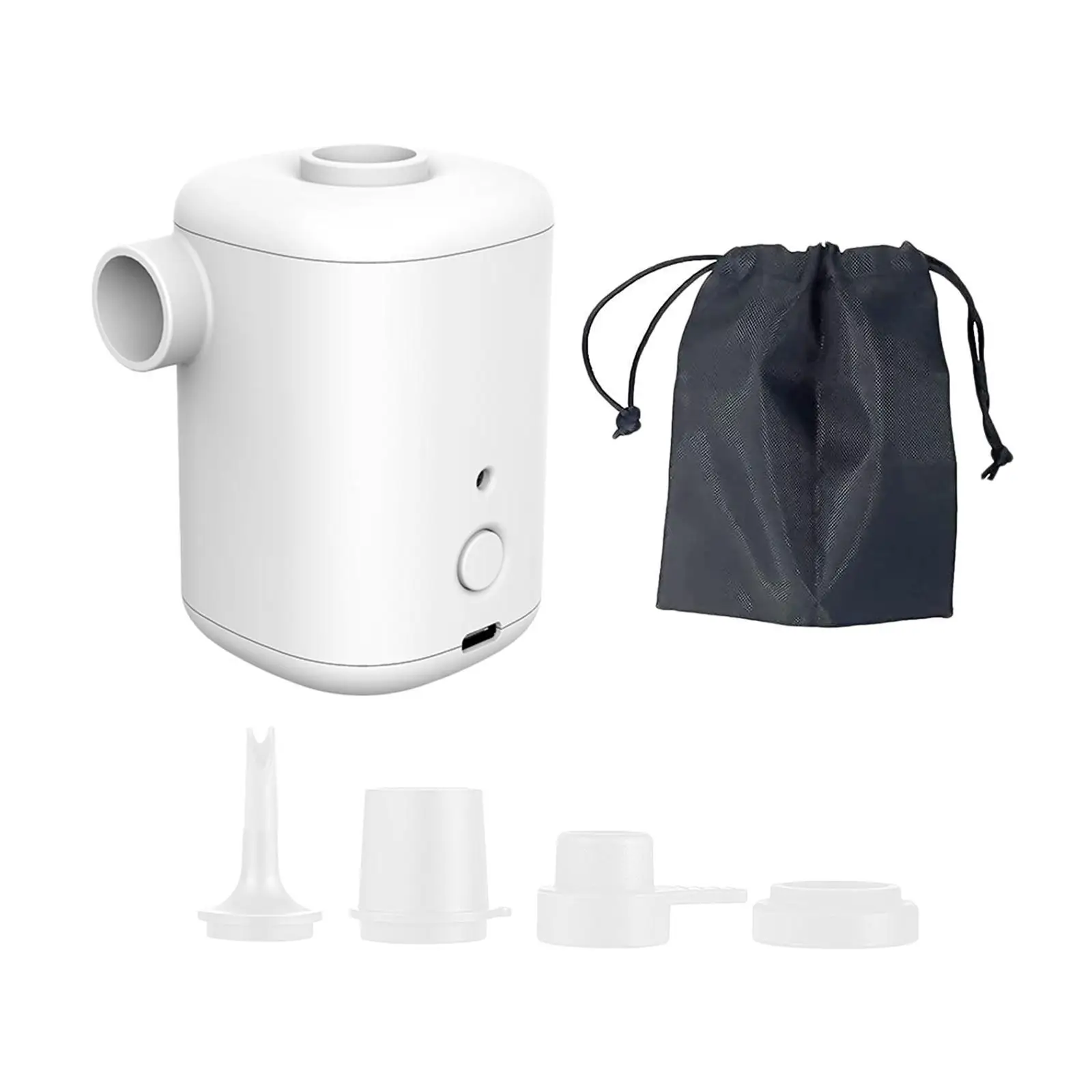 Electric Air Pump Inflation Device Multipurpose USB Charging Mini Air Pump for Swimming Rings Cushions Air Beds Boat Pool Toy
Electric Air Pump Inflation Device Multipurpose USB Charging Mini Air Pump for Swimming Rings Cushions Air Beds Boat Pool Toy