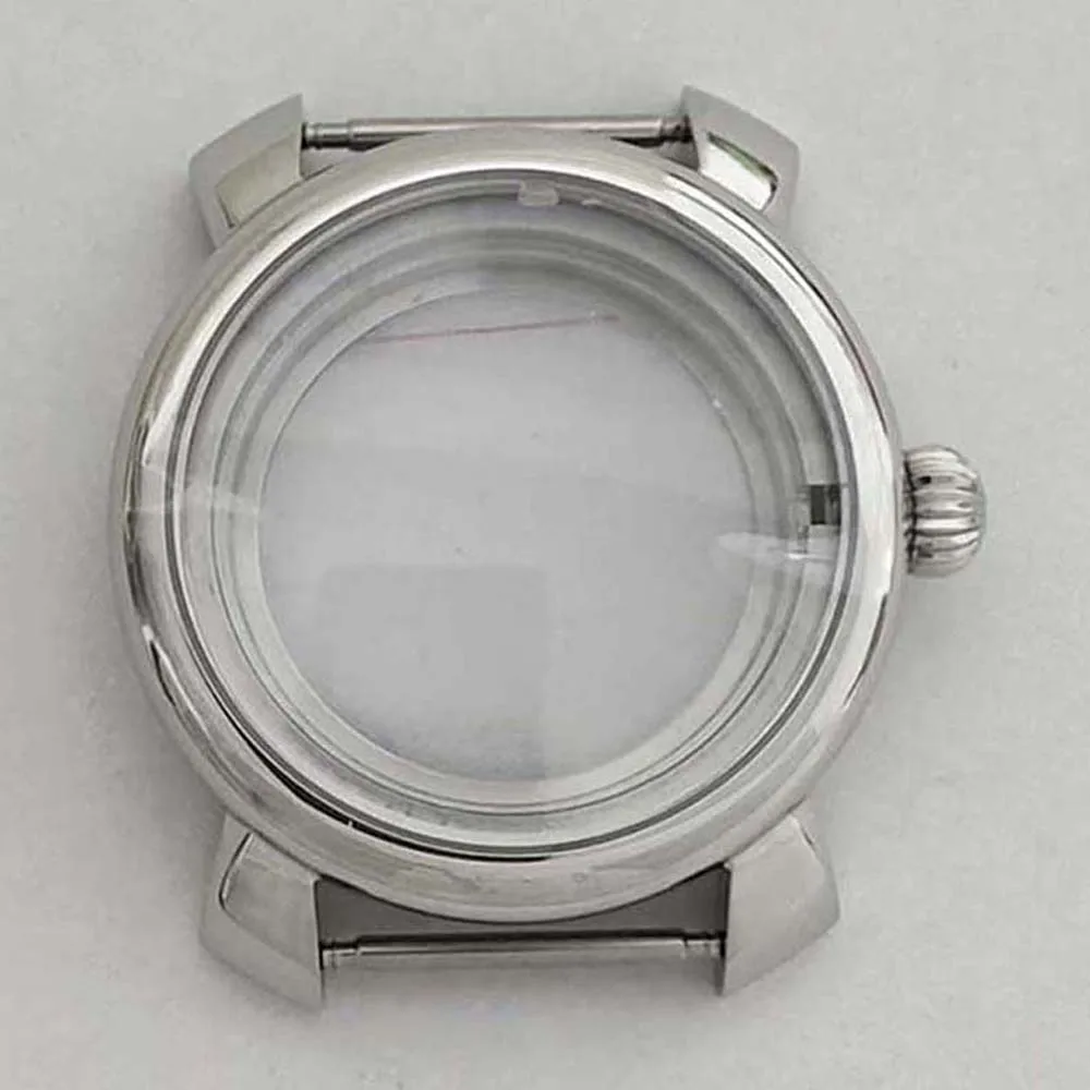 40mm Watch Case for NH35 NH36 Movement Modified Case Crown at 3/12 O'clock Mineral Glass Clear Back Cover Stainless Steel Shell
40mm Watch Case for NH35 NH36 Movement Modified Case Crown at 3/12 O'clock Mineral Glass Clear Back Cover Stainless Steel Shell