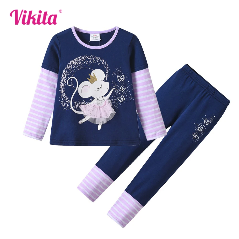 VIKITA Children Clothing Sets for Spring Autumn Kids Cartoon Long Sleeve Cotton Casual Tops Tees and Butterfly Pants 2 Pcs Sets
VIKITA Children Clothing Sets for Spring Autumn Kids Cartoon Long Sleeve Cotton Casual Tops Tees and Butterfly Pants 2 Pcs Sets