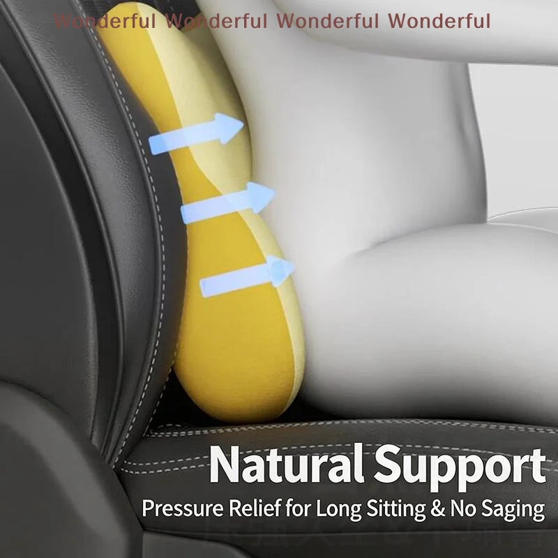 Car Seat Lumbar Support and Headrest 2 Piece Pillow Set Memory Foam Pain Relief for Long Hours of Driving Commuting
Car Seat Lumbar Support and Headrest 2 Piece Pillow Set Memory Foam Pain Relief for Long Hours of Driving Commuting