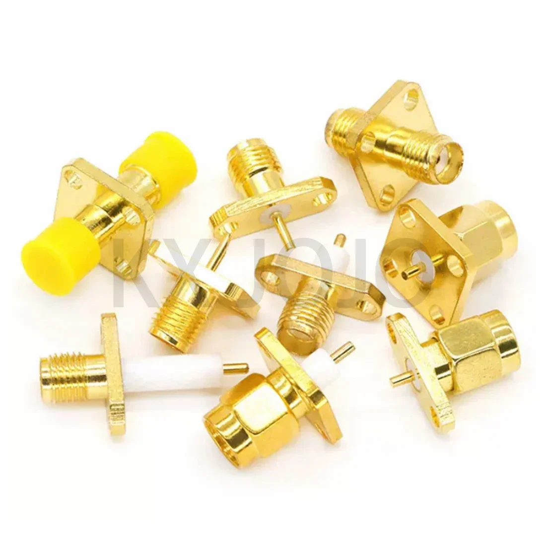 RF Coaxial SMA Female Male Flange Square Connector 2/4 holes Installation Outer Screw Inner Hole Seat Goldplated New
RF Coaxial SMA Female Male Flange Square Connector 2/4 holes Installation Outer Screw Inner Hole Seat Goldplated New