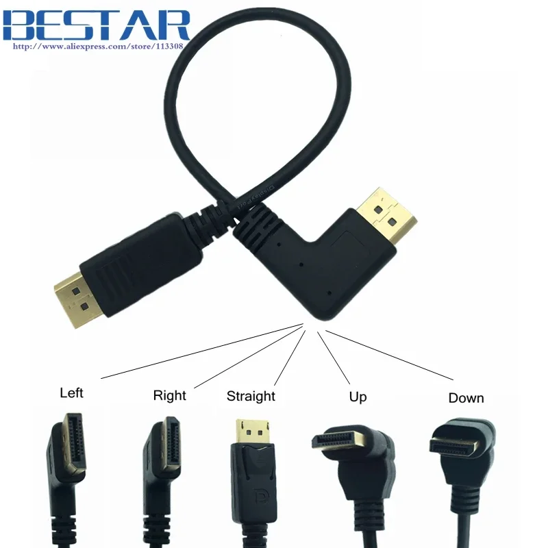 DisplayPort «папа-папа» 90 градусов вверх, вниз, левый и правый угловой удлинительный кабель для ЖК-мониторов CRT, проекторов, 30 см, черный
DisplayPort «папа-папа» 90 градусов вверх, вниз, левый и правый угловой удлинительный кабель для ЖК-мониторов CRT, проекторов, 30 см, черный