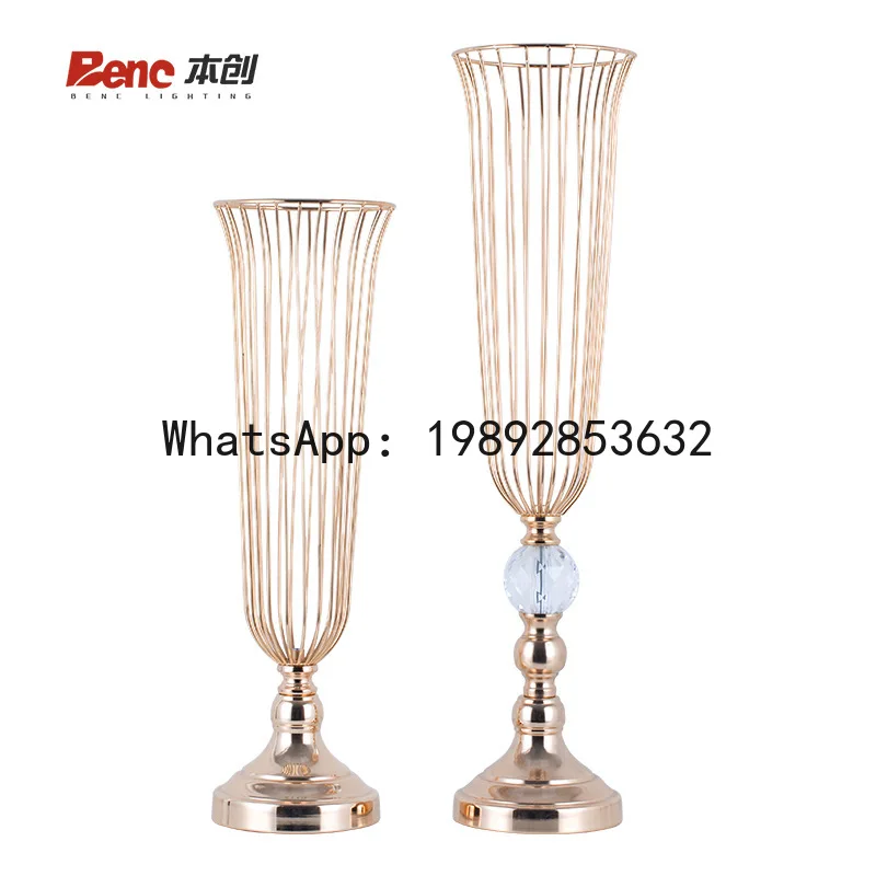 PYJ wrought iron table, flower stand, flower ware, wedding style arrangement, runway road guide --2 pcs
PYJ wrought iron table, flower stand, flower ware, wedding style arrangement, runway road guide --2 pcs