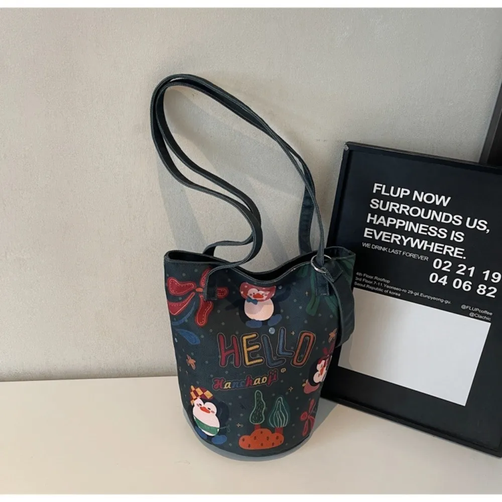 Fashion Cute Cartoon Print Shoulder Bag Casual Large Capacity Crossbody Bag Canvas Multifunctional Handbag
Fashion Cute Cartoon Print Shoulder Bag Casual Large Capacity Crossbody Bag Canvas Multifunctional Handbag