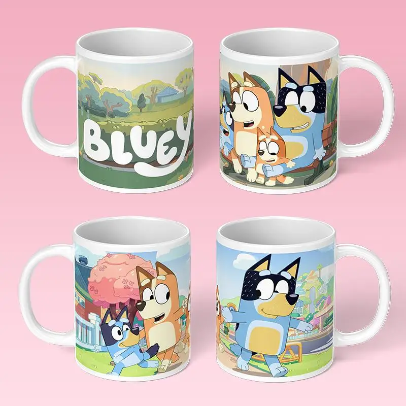 Bluey Peripherals Water Cup Cute Ceramic Mug Children Drinking Cup Family Breakfast Milk Cup Boy Girl Children Practical Gift
Bluey Peripherals Water Cup Cute Ceramic Mug Children Drinking Cup Family Breakfast Milk Cup Boy Girl Children Practical Gift