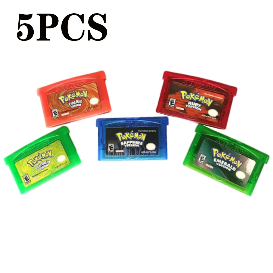 Игровая карта NDSL/GBM/GBASP GBA Игровая кассета Классический хит продаж Карманный монстр Красный, Синий, Изумрудный, Огненно-красный лист
Игровая карта NDSL/GBM/GBASP GBA Игровая кассета Классический хит продаж Карманный монстр Красный, Синий, Изумрудный, Огненно-красный лист