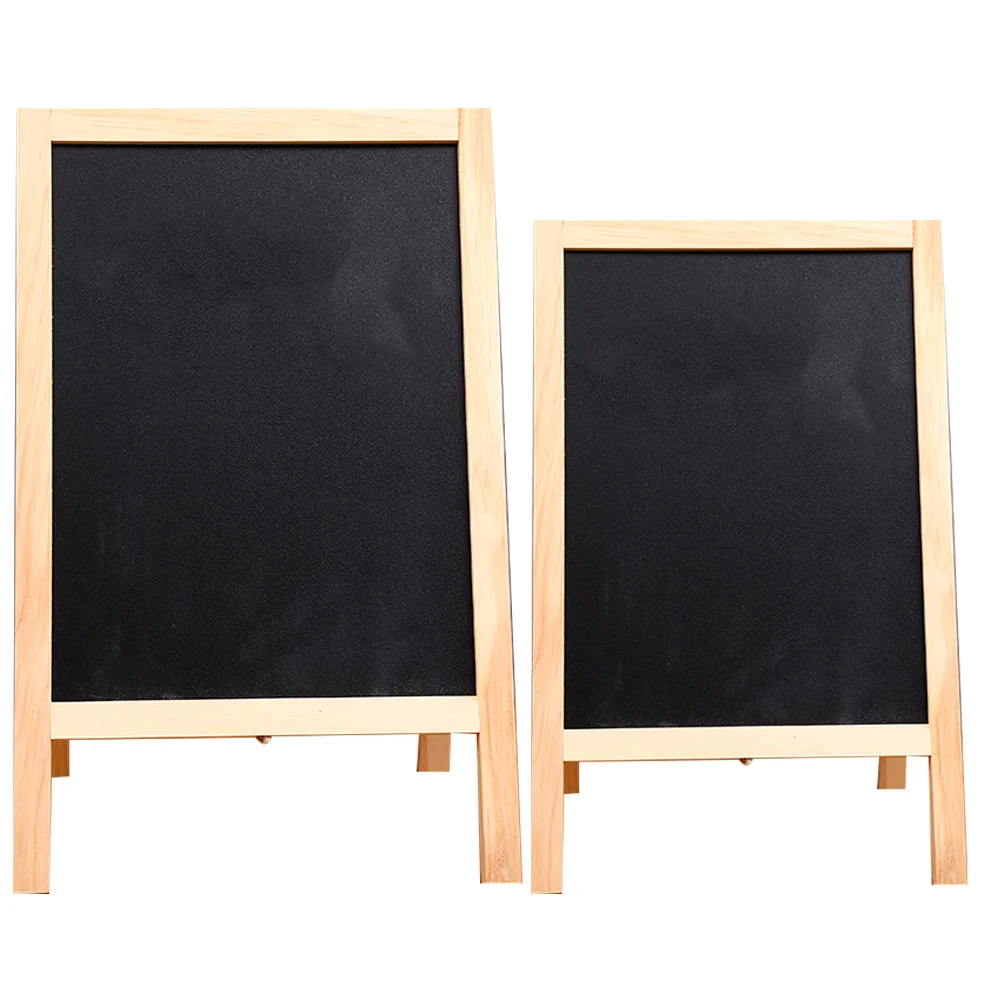 2Pcs Wooden Chalkboard Double-Sided Erasable Blackboard and Whiteboard Tabletop Freestanding Writing Board for Learning
2Pcs Wooden Chalkboard Double-Sided Erasable Blackboard and Whiteboard Tabletop Freestanding Writing Board for Learning