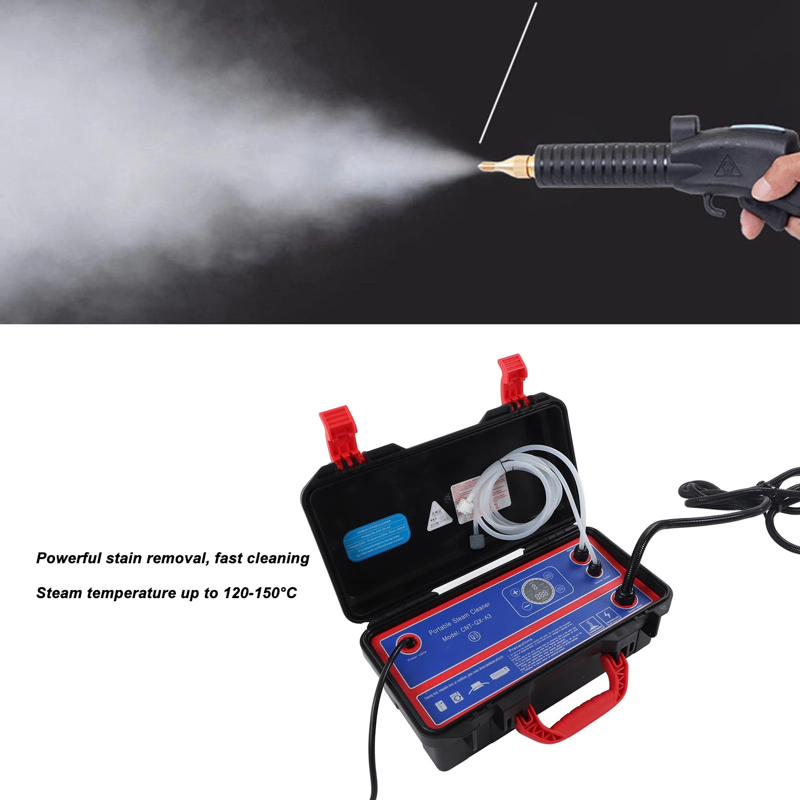 Commerical Steam Car Cleaner High Pressure Steam Cleaner Handheld Commerical High Temperature Cleaning Machine for Car Kitchen
Commerical Steam Car Cleaner High Pressure Steam Cleaner Handheld Commerical High Temperature Cleaning Machine for Car Kitchen