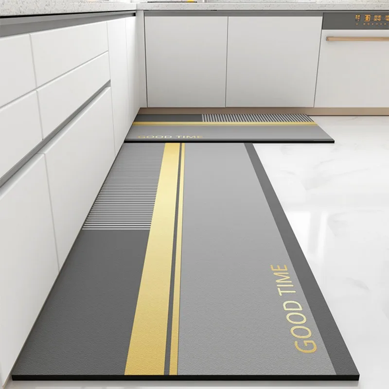 Washable Non-Slip PVC Foot Mats, Absorbent Floor Carpet, Luxury Long Rug, Kitchen Area Rugs, Home Decoration
Washable Non-Slip PVC Foot Mats, Absorbent Floor Carpet, Luxury Long Rug, Kitchen Area Rugs, Home Decoration